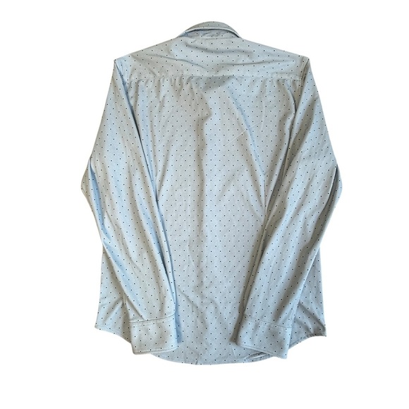 Denim & Flower Ricky Singh Blue Polka Dot Button Down Shirt. Blue Size S #1538 - Picture 4 of 4